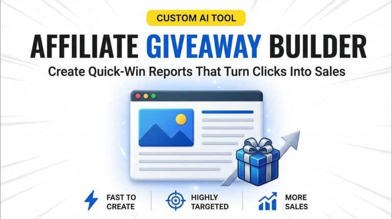 Affiliate Giveaway Builder review