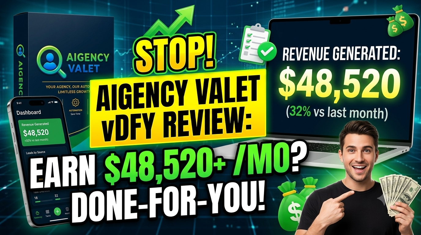 Read more about the article Aigency Valet vDFY Review + 90% Offer + OTOs+ Bonus $53k
