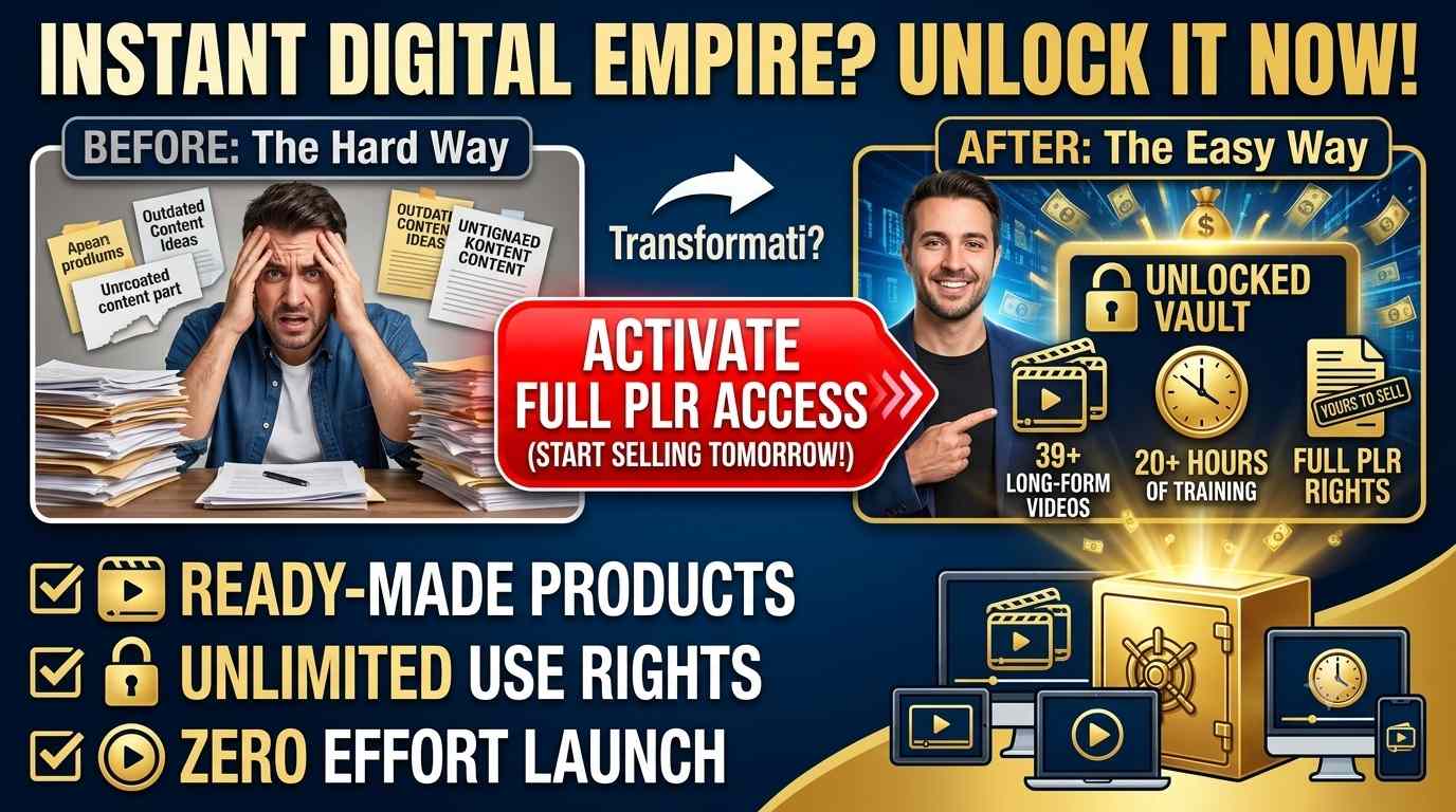 Digital Asset Vault PLR Bundle review — 39 done-for-you videos with full PLR rights