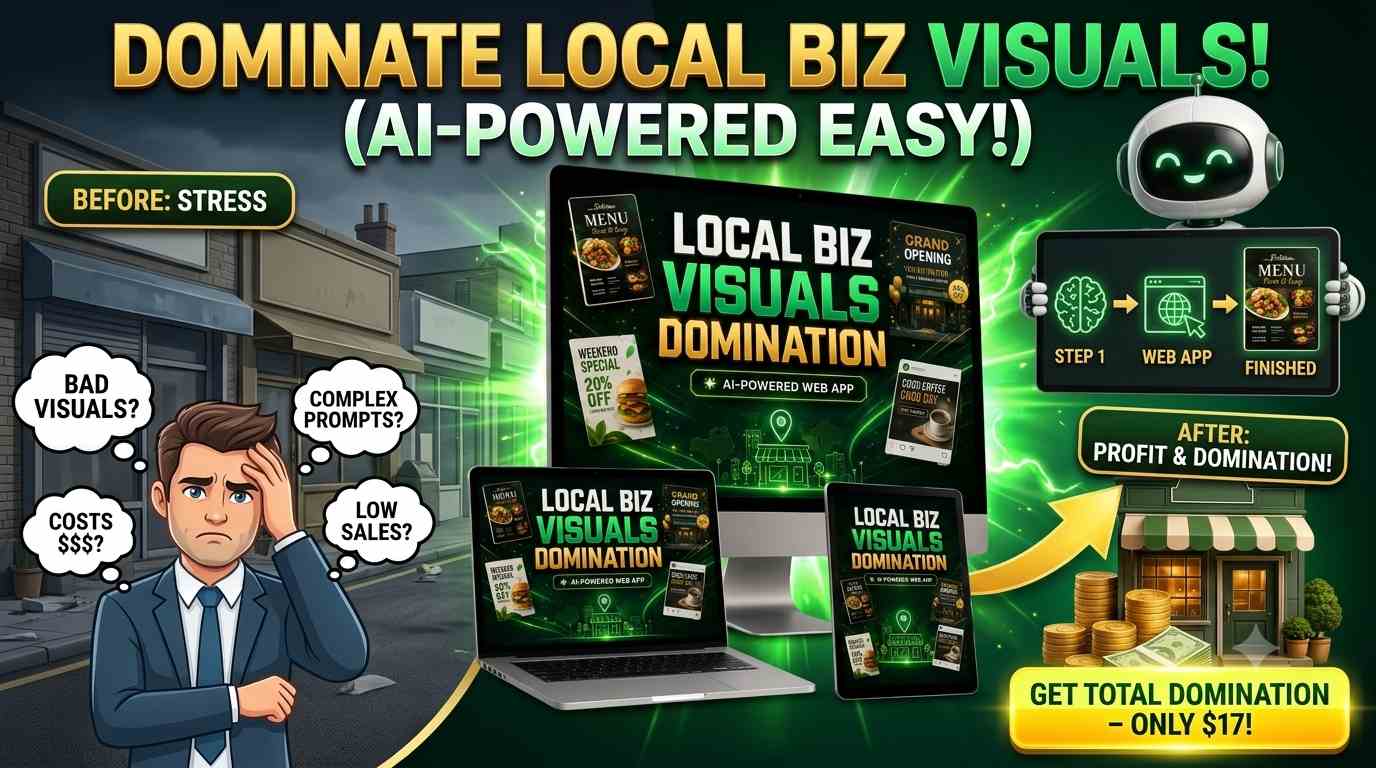 Local Biz Visuals Domination review — AI prompt builder for local business marketing visuals