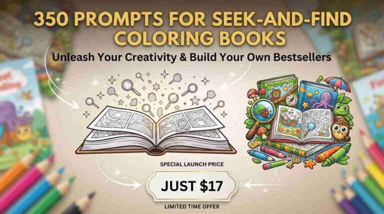 350 Prompts for Seek-and-Find Coloring Books review