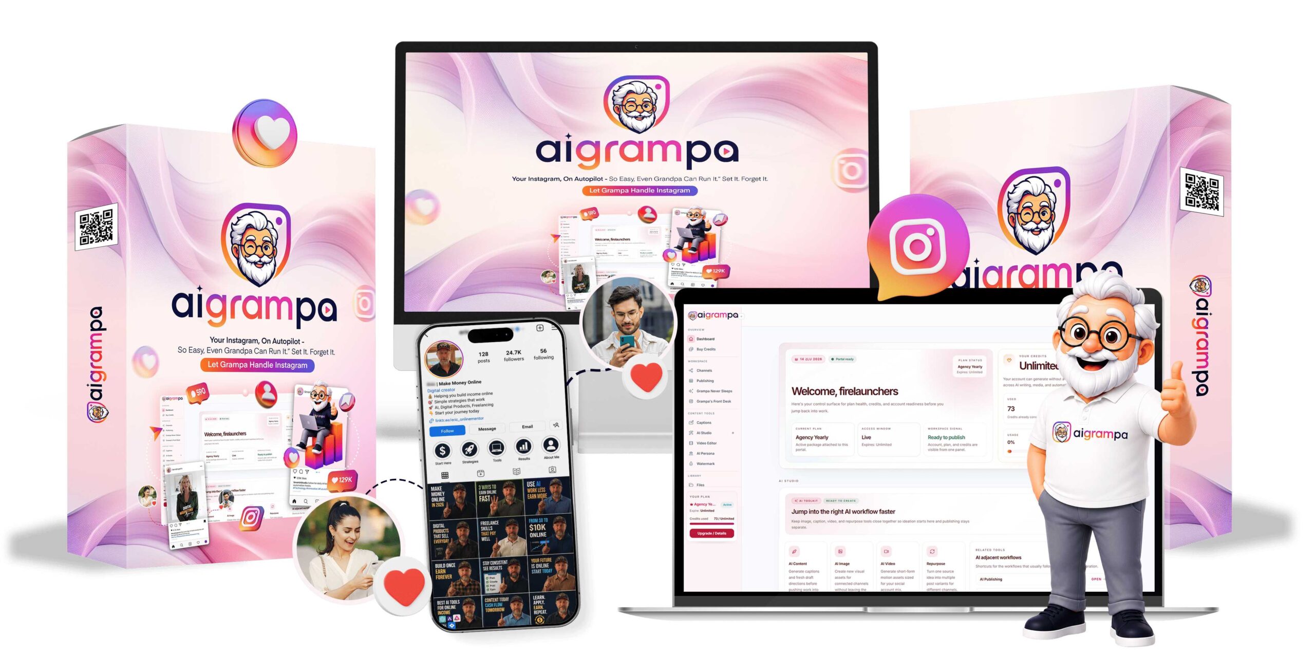 AIGrampa dashboard overview
