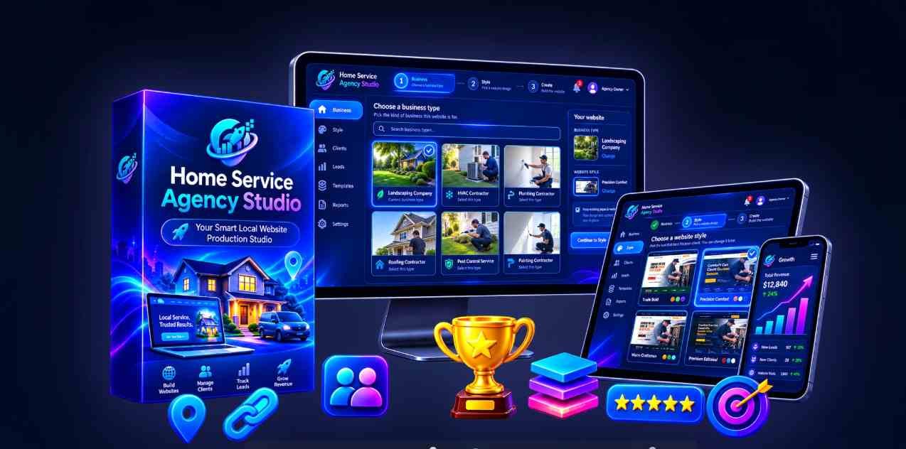 Home Service Agency Studio product overview