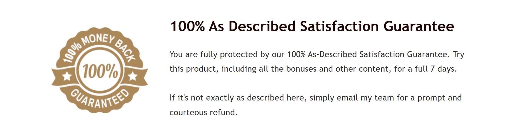 Parenting Pages Goldmine 7-day satisfaction guarantee